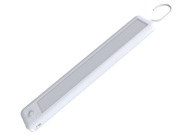 LED garderobelys sensor oppladbar USB 120lm 27cm